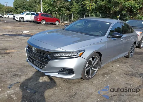 2022 Honda Accord Sport z USA, uszkodzony, nr VIN 1HGCV1F33NA081116